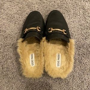 Steve Madden fur loaferss